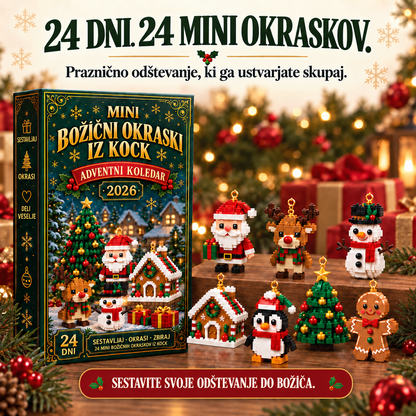 Adventni koledar z mini božičnimi okraski – 31. slika