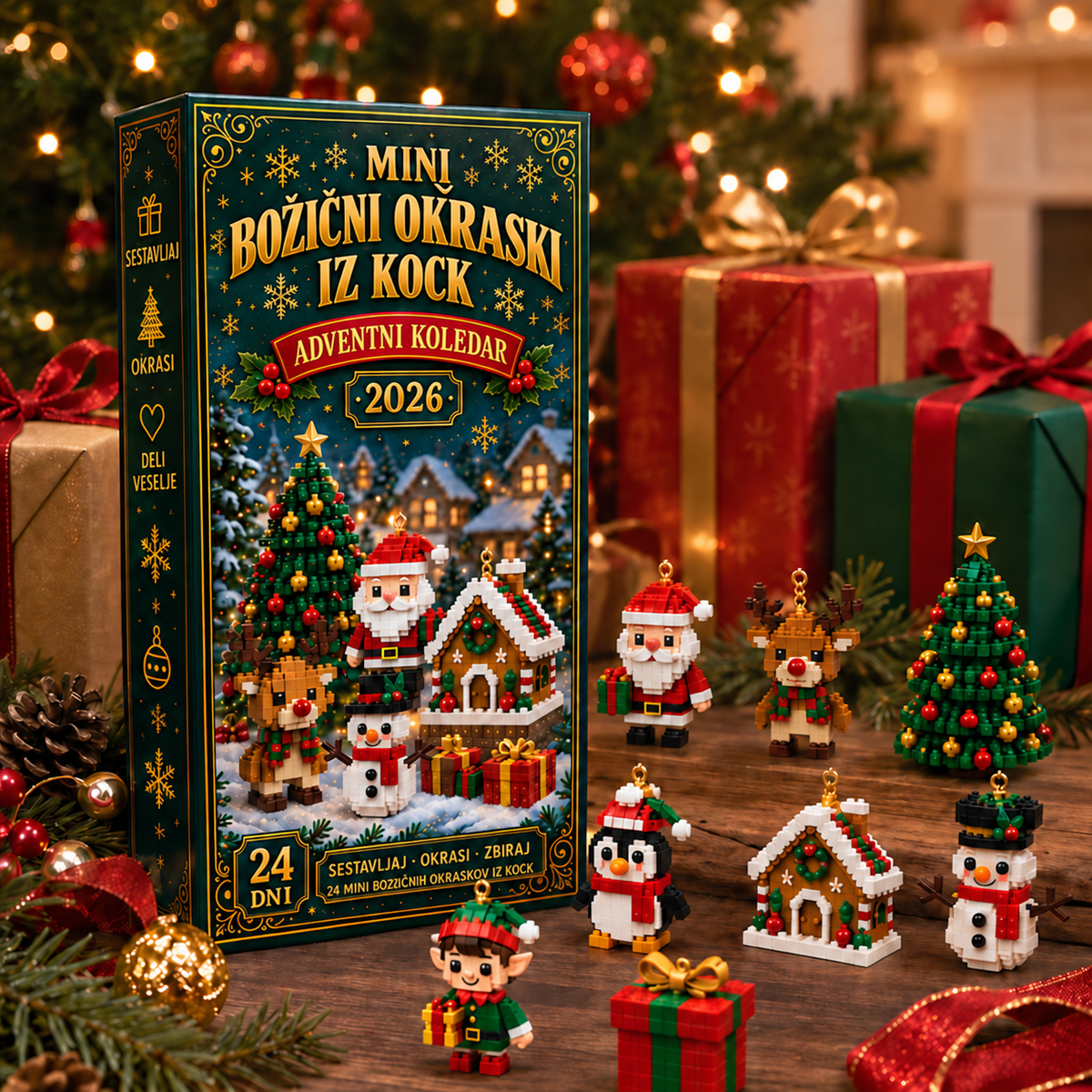 Adventni koledar z mini božičnimi okraski – 35. slika
