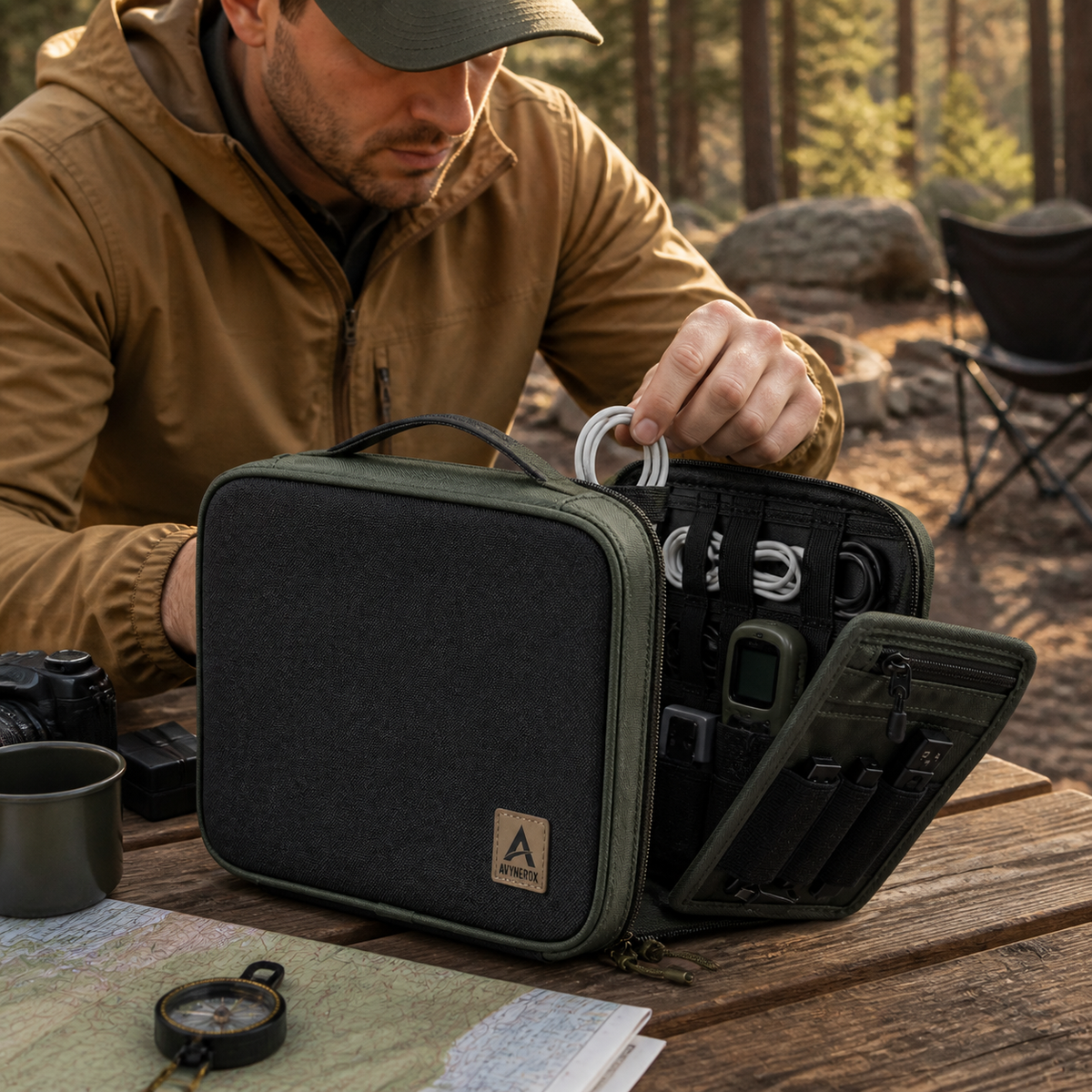 Avynerox Basecamp Tech Organizer