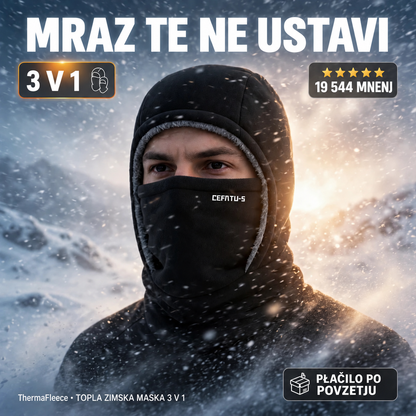 Termo podkapa ThermaFleece 3 v 1 – kapa, maska in grelec vratu – 1