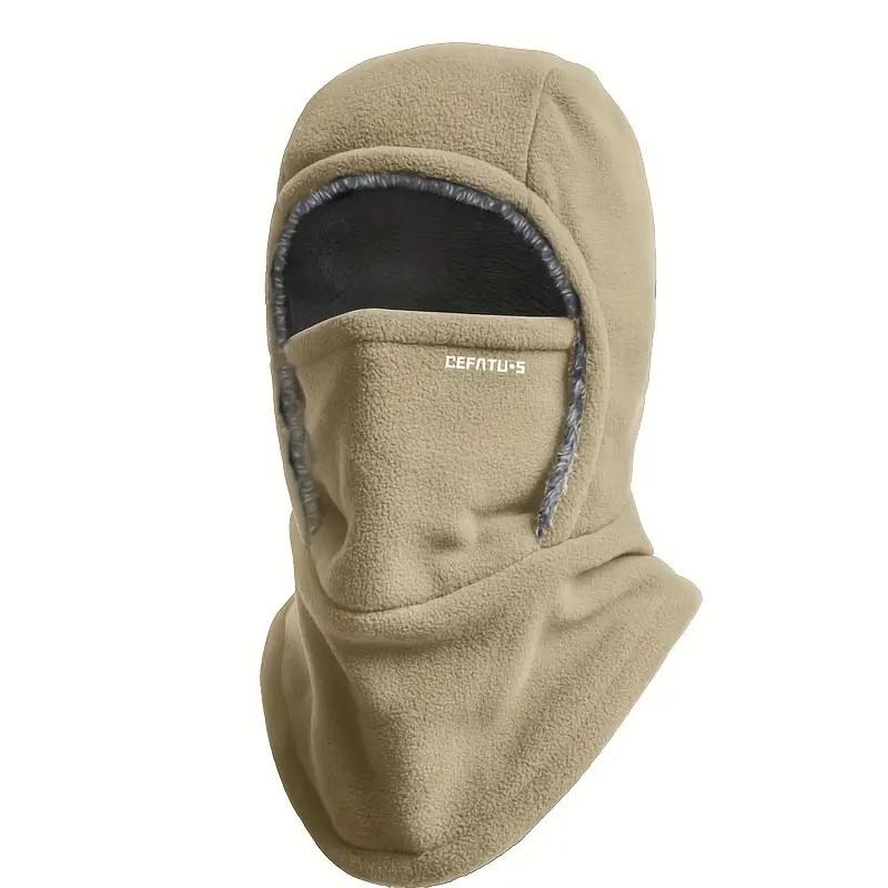 Termo podkapa ThermaFleece 3 v 1 – kapa, maska in grelec vratu – Kaki