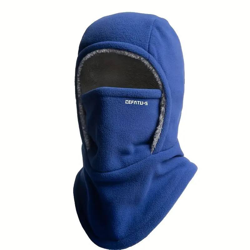 Termo podkapa ThermaFleece 3 v 1 – kapa, maska in grelec vratu – Modra
